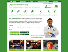 Tablet Screenshot of guamdiabetes.org